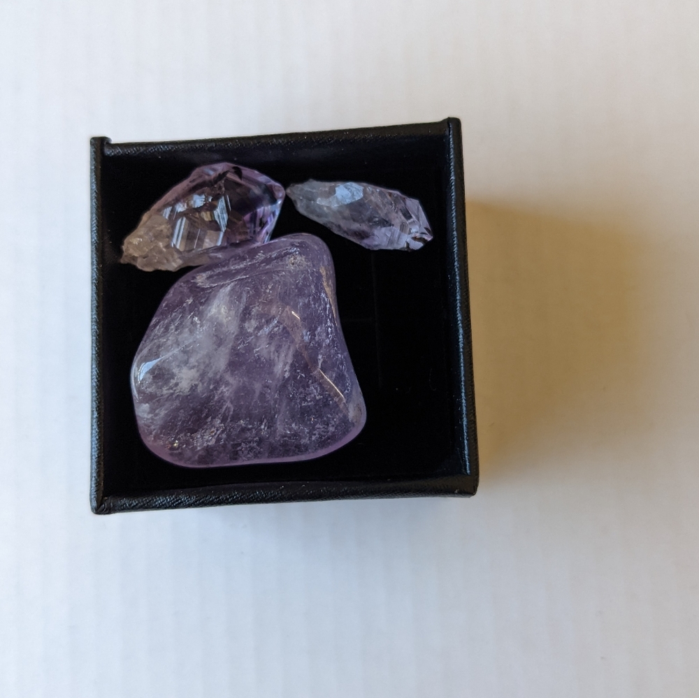 Amethyst Crystal Bundle of 3 Stones  💜